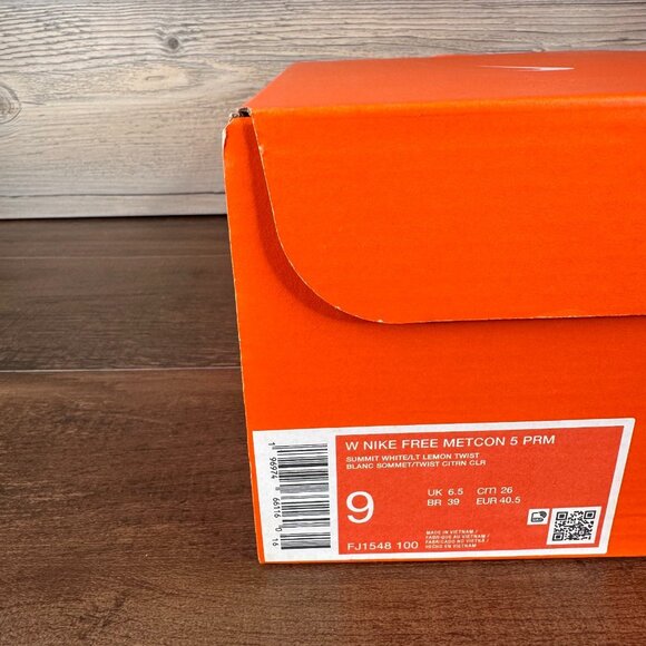 Nike Free Metcon 5 PRM Womes Size 9 Summit White Sea Glass FJ1548 100 - Picture 9 of 9